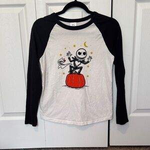 Hanna Andersson Nightmare Before Christmas Jack & Zero long sleeve shirt